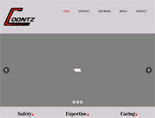 Tablet Screenshot of coontzexcavating.com